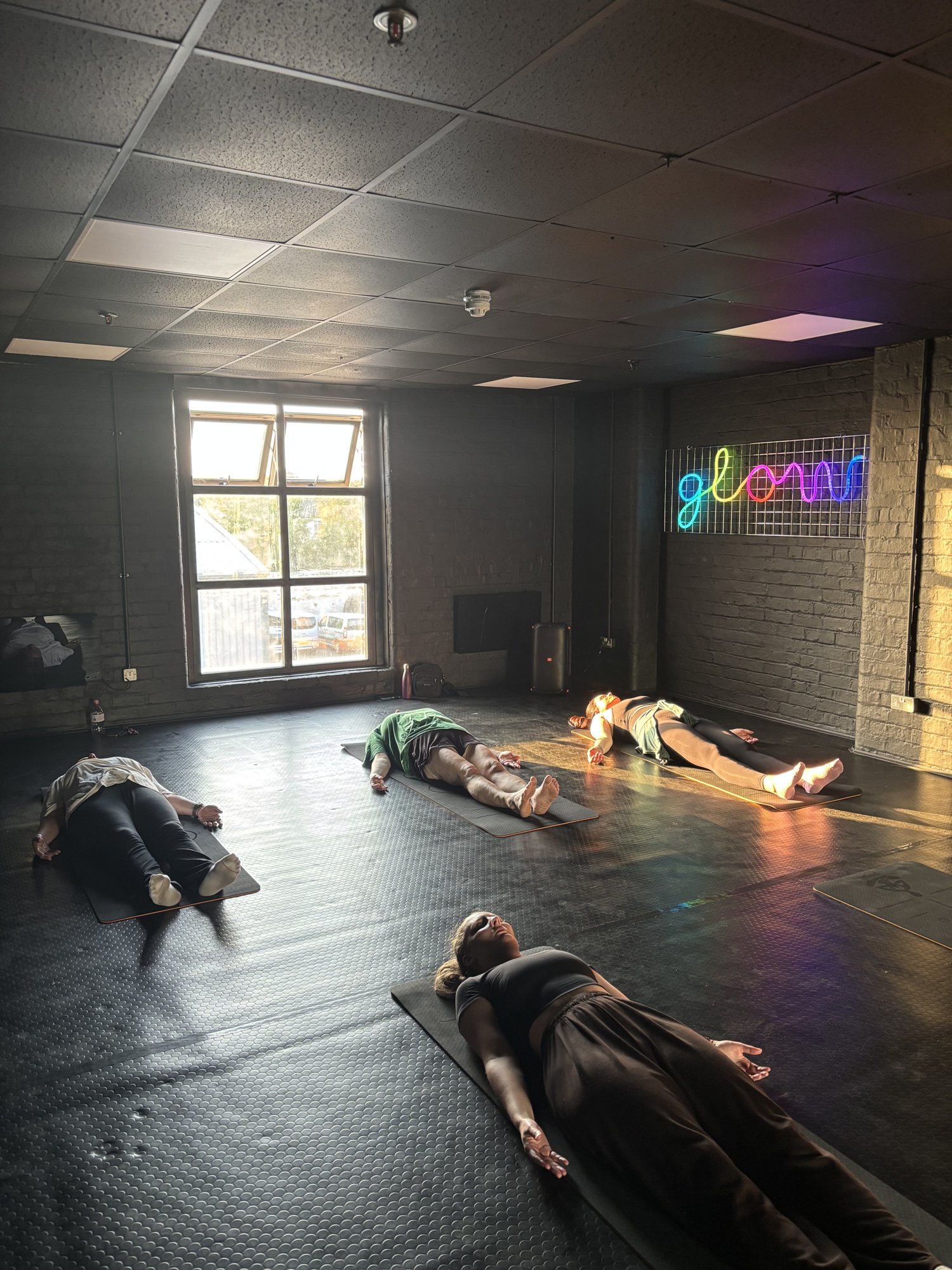 Glow Studio with colourful neon lighting